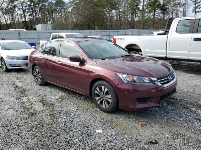 1HGCR2F34FA167787 - 2015 HONDA ACCORD LX MAROON photo 4