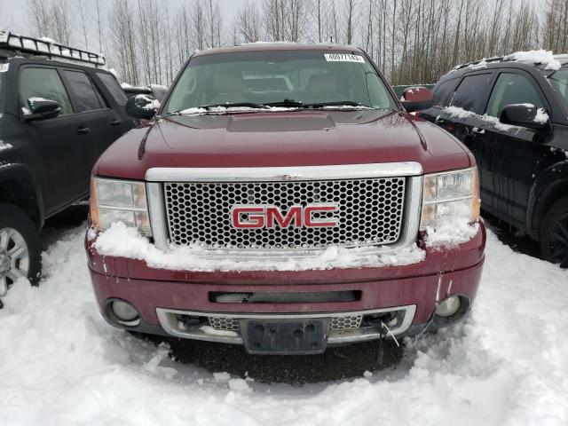 3GTP2XE20DG336454 - 2013 GMC SIERRA K1500 DENALI BURGUNDY photo 5