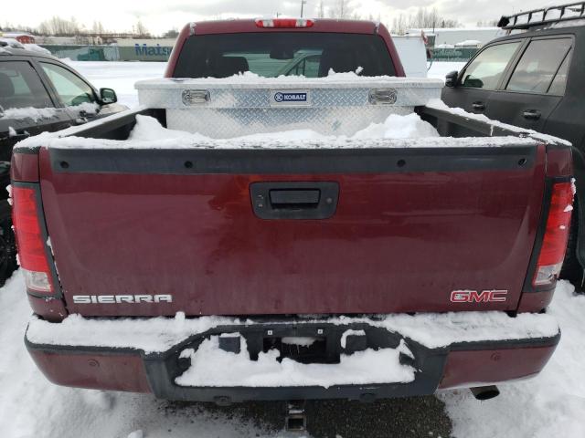 3GTP2XE20DG336454 - 2013 GMC SIERRA K1500 DENALI BURGUNDY photo 6