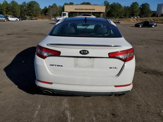 5XXGR4A62DG169049 - 2013 KIA OPTIMA SX WHITE photo 6