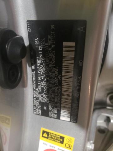 5TDBK3EH9BS092437 - 2011 TOYOTA HIGHLANDER BASE Күміс фото 12