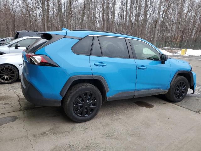 JTMH1RFV7KJ010609 - 2019 TOYOTA RAV4 LE BLUE photo 3