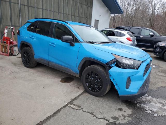 JTMH1RFV7KJ010609 - 2019 TOYOTA RAV4 LE BLUE photo 4