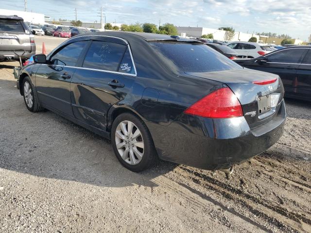 1HGCM66817A020698 - 2007 HONDA ACCORD EX BLACK photo 2