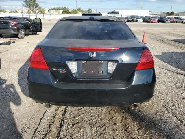 1HGCM66817A020698 - 2007 HONDA ACCORD EX BLACK photo 6