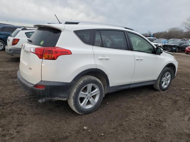 JTMWFREVXDD009546 - 2013 TOYOTA RAV4 XLE WHITE photo 3