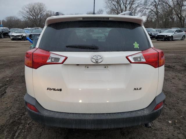 JTMWFREVXDD009546 - 2013 TOYOTA RAV4 XLE WHITE photo 6