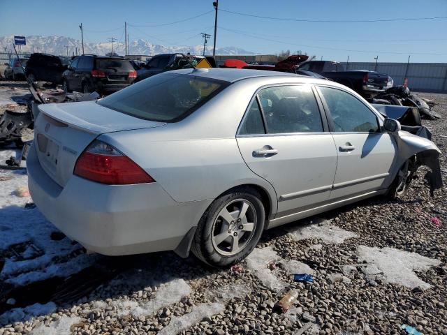 JHMCN36467C002207 - 2007 HONDA ACCORD HYBRID SILVER photo 3