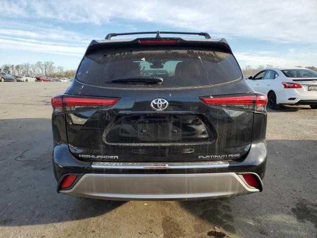 5TDFZRBHXMS134069 - 2021 TOYOTA HIGHLANDER PLATINUM BLACK photo 6