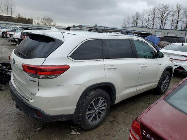 5TDJGRFH7HS022278 - 2017 TOYOTA HIGHLANDER HYBRID WHITE photo 3