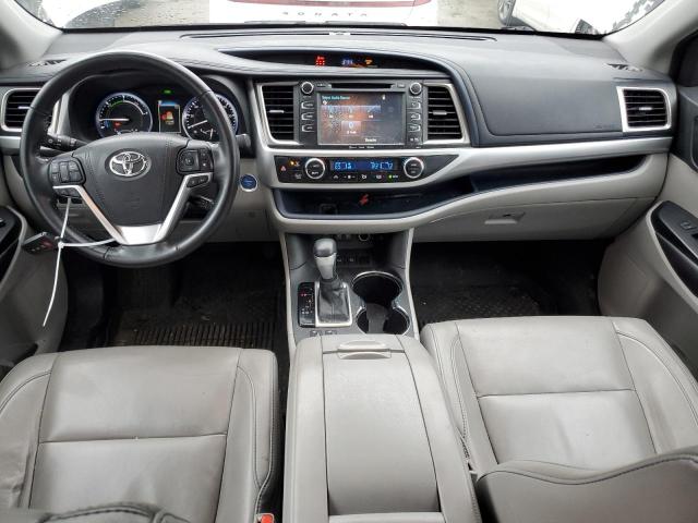 5TDJGRFH7HS022278 - 2017 TOYOTA HIGHLANDER HYBRID WHITE photo 8