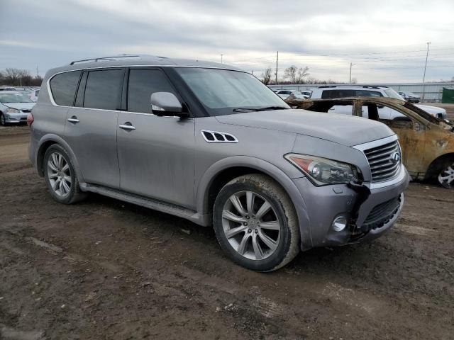 JN8AZ2NE5C9019738 - 2012 INFINITI QX56 SILVER photo 4