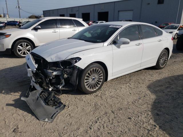 3FA6P0K97ER276769 - 2014 FORD FUSION TITANIUM WHITE photo 1