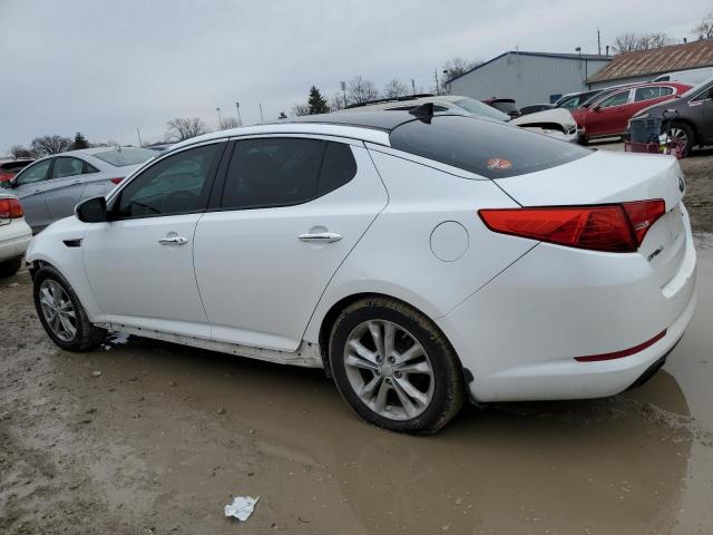 5XXGN4A72DG209442 - 2013 KIA OPTIMA EX WHITE photo 2