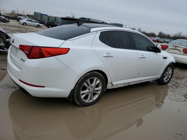 5XXGN4A72DG209442 - 2013 KIA OPTIMA EX WHITE photo 3