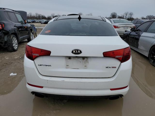 5XXGN4A72DG209442 - 2013 KIA OPTIMA EX WHITE photo 6