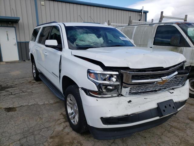 1GNSCHKC2GR212675 - 2016 CHEVROLET SUBURBAN C1500 LT WHITE photo 1