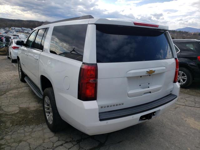 1GNSCHKC2GR212675 - 2016 CHEVROLET SUBURBAN C1500 LT WHITE photo 3