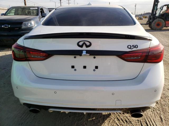 JN1EV7CP3NM310865 - 2022 INFINITI Q50 SENSORY WHITE photo 6