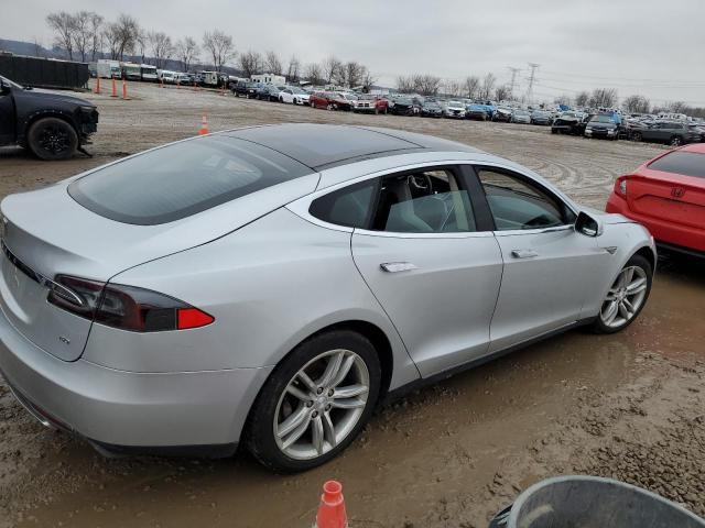 5YJSA1S18EFP31947 - 2014 TESLA MODEL S 灰色 照片 3