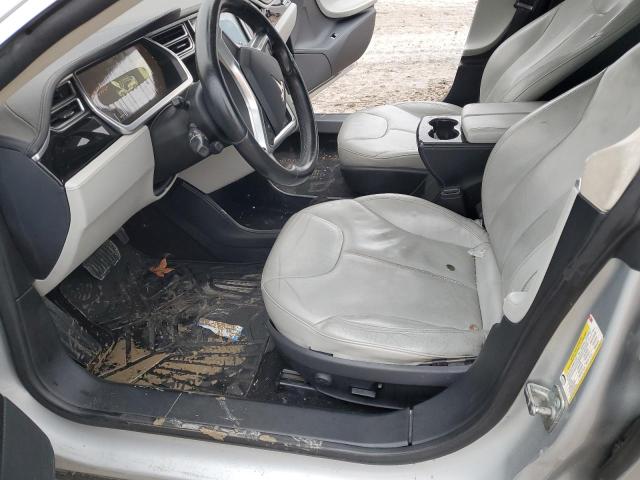 5YJSA1S18EFP31947 - 2014 TESLA MODEL S 灰色 照片 7