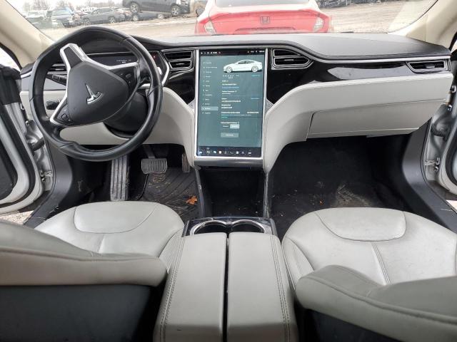 5YJSA1S18EFP31947 - 2014 TESLA MODEL S 灰色 照片 8