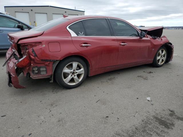 JN1BV7AR5EM701281 - 2014 INFINITI Q50 BASE RED photo 3