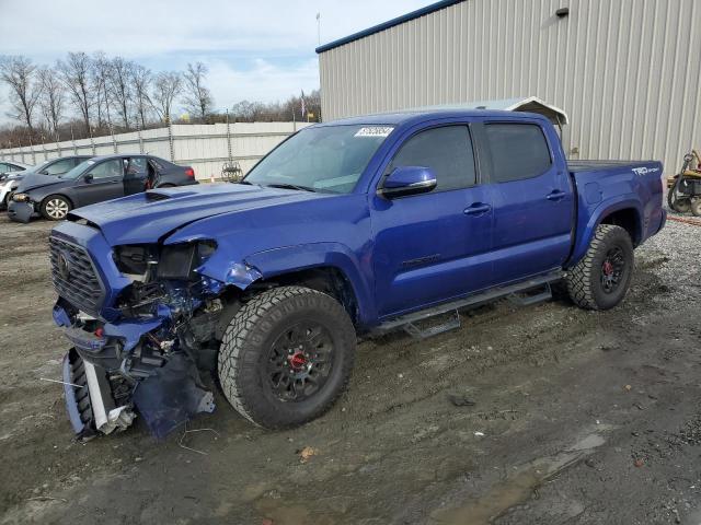 3TMAZ5CN8NM177026 - 2022 TOYOTA TACOMA DOUBLE CAB BLUE photo 1