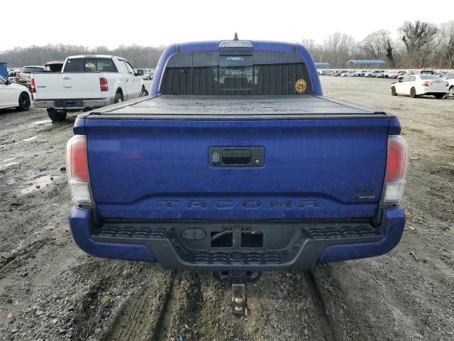 3TMAZ5CN8NM177026 - 2022 TOYOTA TACOMA DOUBLE CAB BLUE photo 6