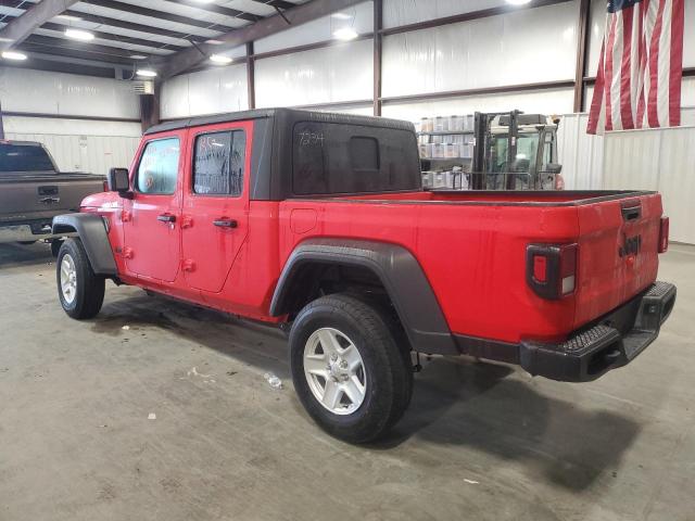 1C6HJTAGXPL527234 - 2023 JEEP GLADIATOR SPORT RED photo 2