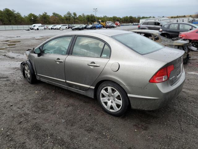 1HGFA16576L117759 - 2006 HONDA CIVIC LX GRAY photo 2