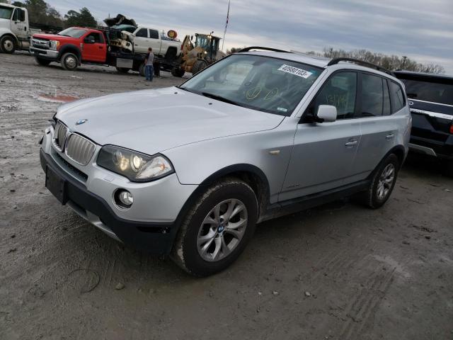 WBXPC93479WJ30556 - 2009 BMW X3 XDRIVE30I SILVER photo 1