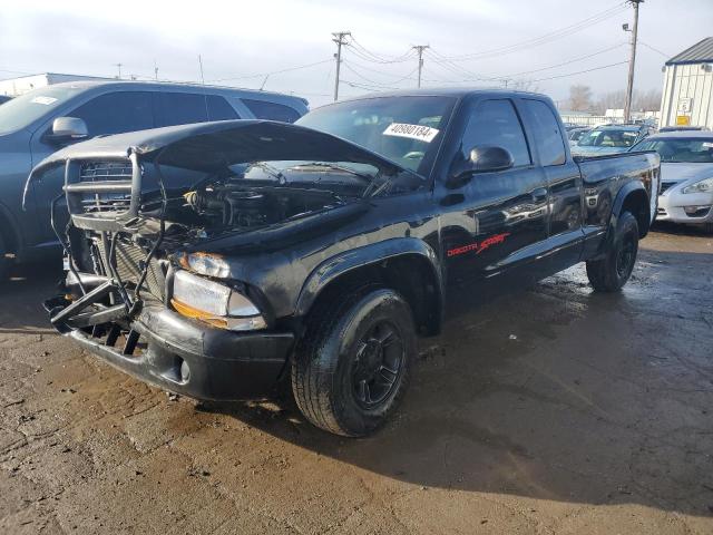 1B7GL22X3WS628983 - 1998 DODGE DAKOTA BLACK photo 1