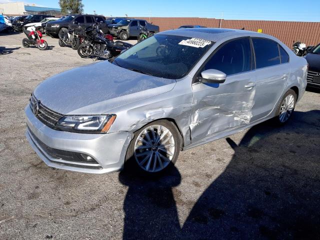 3VWL17AJ2GM333654 - 2016 VOLKSWAGEN JETTA SEL GRAY photo 1