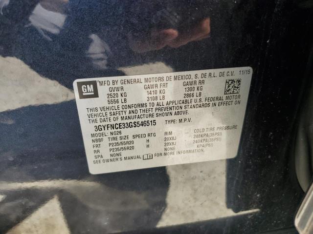 3GYFNCE33GS546515 - 2016 CADILLAC SRX PERFORMANCE COLLECTION Қара фото 13