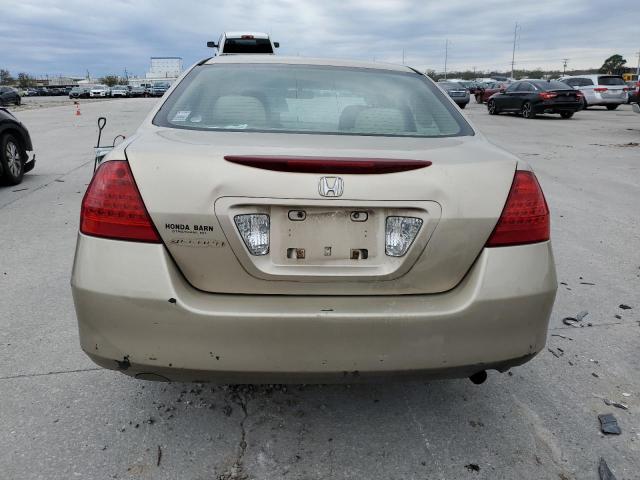 1HGCM56186A172196 - 2006 HONDA ACCORD VALUE GOLD photo 6