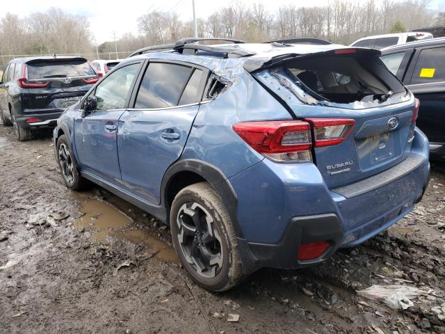 JF2GTHNC5NH268270 - 2022 SUBARU CROSSTREK LIMITED BLUE photo 2