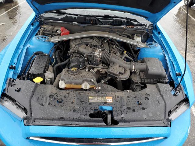 1ZVBP8EM2E5222450 - 2014 FORD MUSTANG BLUE photo 11