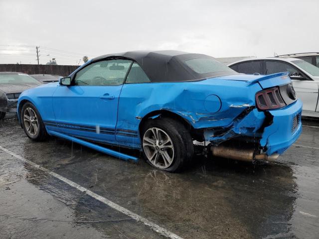 1ZVBP8EM2E5222450 - 2014 FORD MUSTANG BLUE photo 2