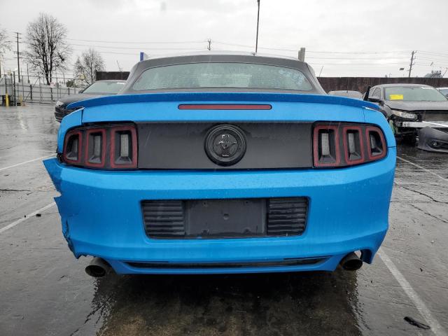 1ZVBP8EM2E5222450 - 2014 FORD MUSTANG BLUE photo 6