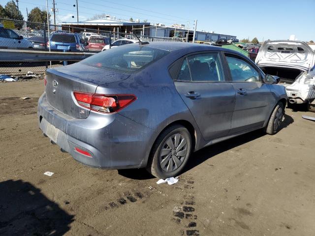 3KPA24AB4KE166201 - 2019 KIA RIO S GRAY photo 3