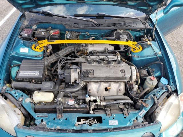 JHMEG1241SS005429 - 1995 HONDA CIVIC DEL SOL S TEAL photo 11