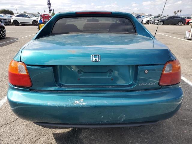 JHMEG1241SS005429 - 1995 HONDA CIVIC DEL SOL S TEAL photo 6