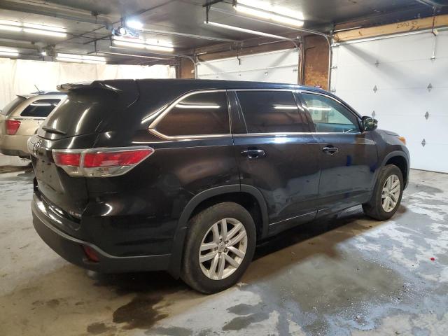 5TDBKRFH6FS162791 - 2015 TOYOTA HIGHLANDER LE BLACK photo 3