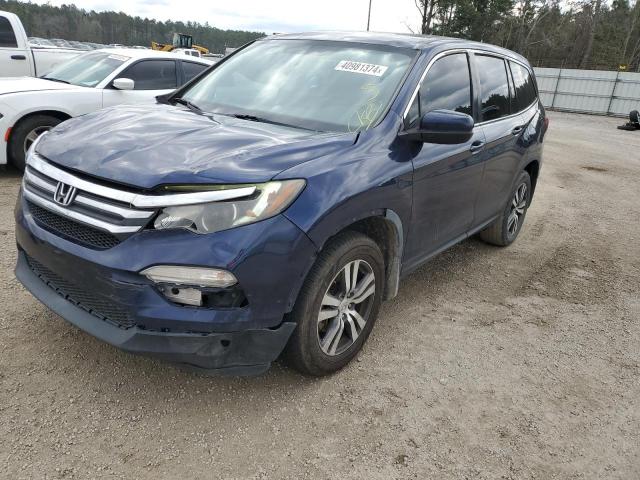 5FNYF5H3XHB020511 - 2017 HONDA PILOT EX BLUE photo 1