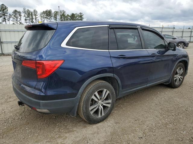 5FNYF5H3XHB020511 - 2017 HONDA PILOT EX BLUE photo 3