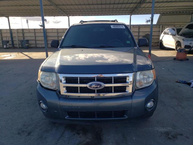 1FMCU0DG7BKB46634 - 2011 FORD ESCAPE XLT BLUE photo 5