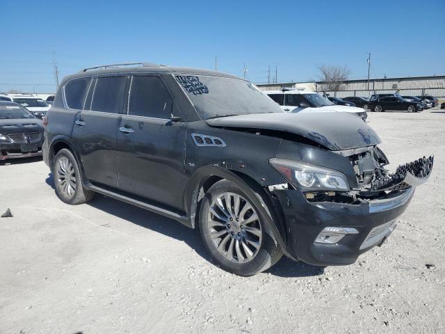 JN8AZ2NF0F9572729 - 2015 INFINITI QX80 BLACK photo 4