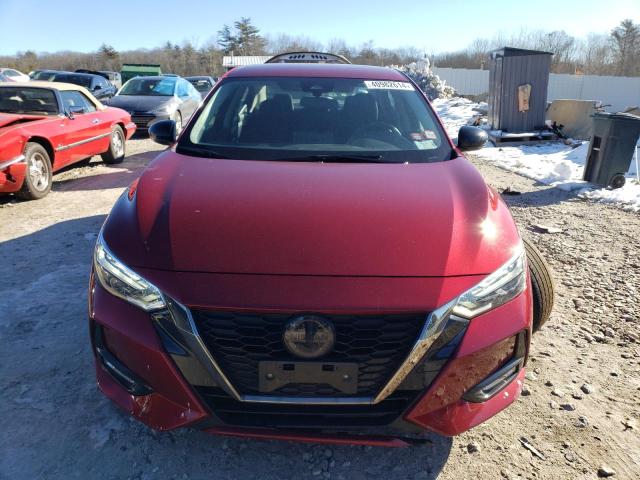 3N1AB8DV9NY213046 - 2022 NISSAN SENTRA SR RED photo 5