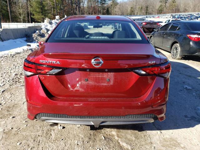 3N1AB8DV9NY213046 - 2022 NISSAN SENTRA SR RED photo 6